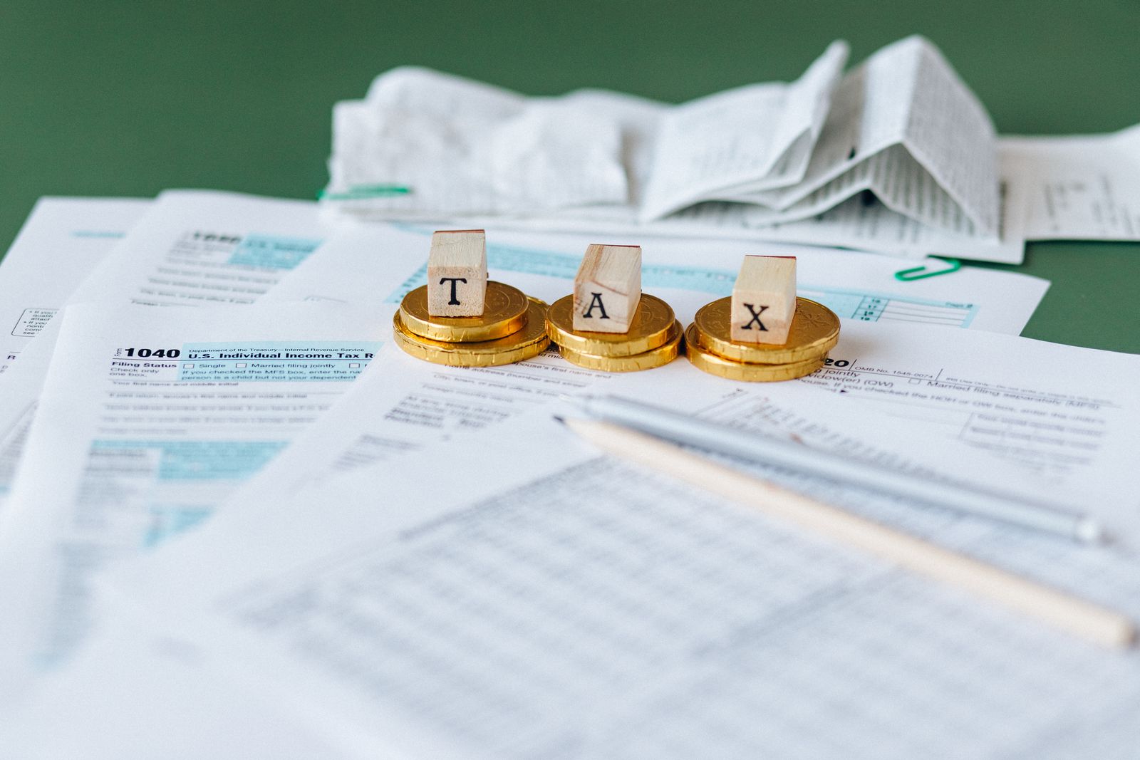 Tax documents and investment planning materials