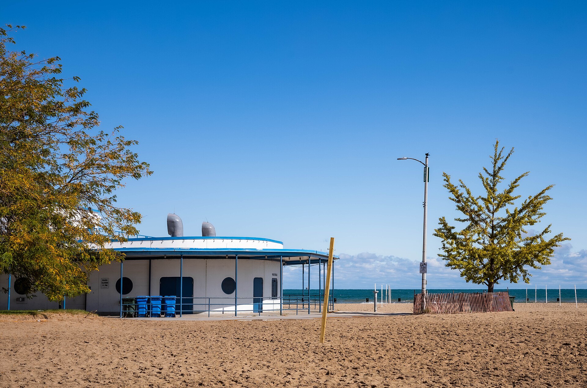 Chicago lakefront at North Avenue Beach